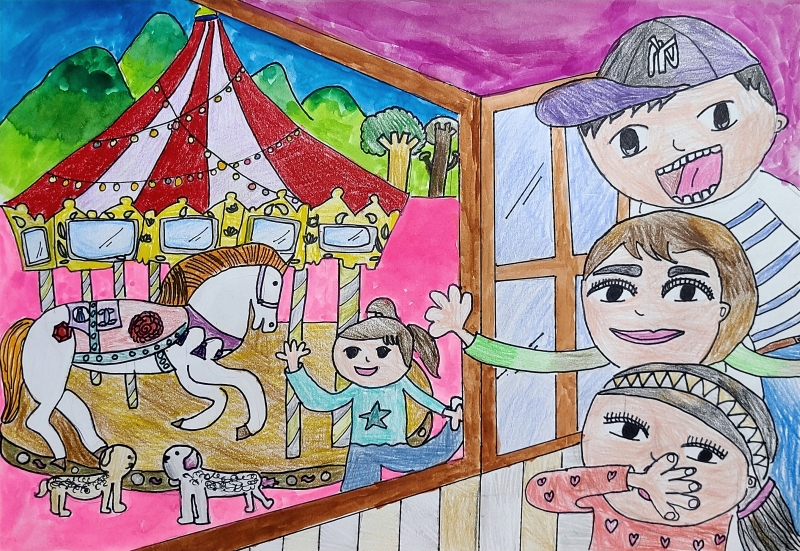창문너머로 출발!!!